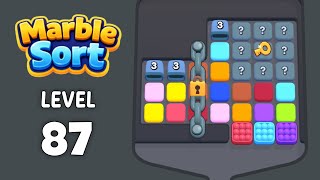 Marble Sort level 87 solution