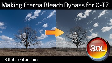 Making Eterna Bleach Bypass profile for older Fujifilm cameras