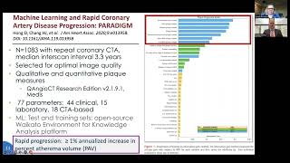Webinar: Dr. Sarah Rinehart and Dr. Todd Villines on the newest plaque analysis technology using CT