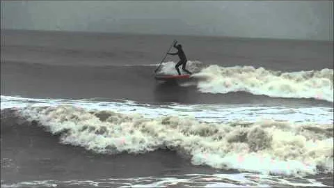 Holiday Waves 2015   Randy Harris Virginia Beach Virginia     Rudee Inlet Stand Up Paddle