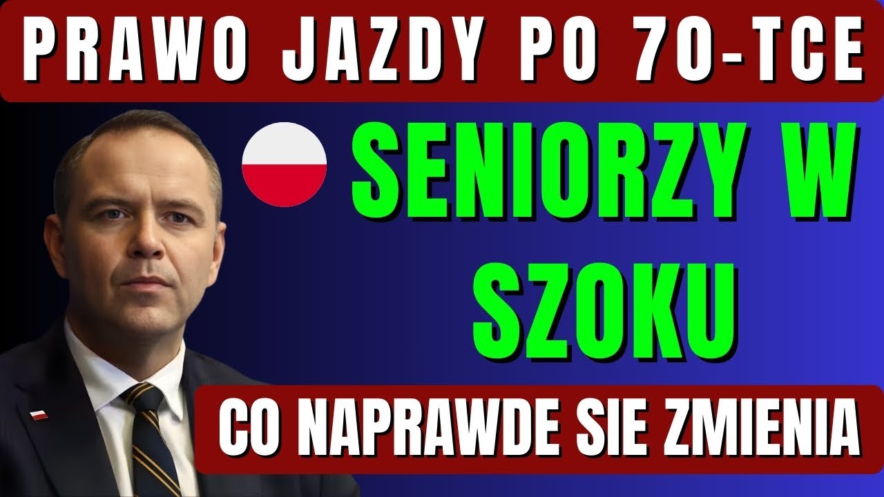 Prawo jazdy po 70. roku życia w 2026 🚗 Szokujące zmiany! Seniorzy muszą to wiedzieć