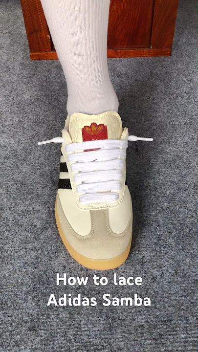 How to lace Adidas Samba 2025#shoes #sneakers #adidassamba #adidas