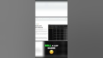 Options Trading: Volume & Open Interest Explained! #shorts