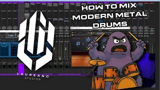 Drum samples are CHEATING!!! | MIXING MODERN METAL DRUMS