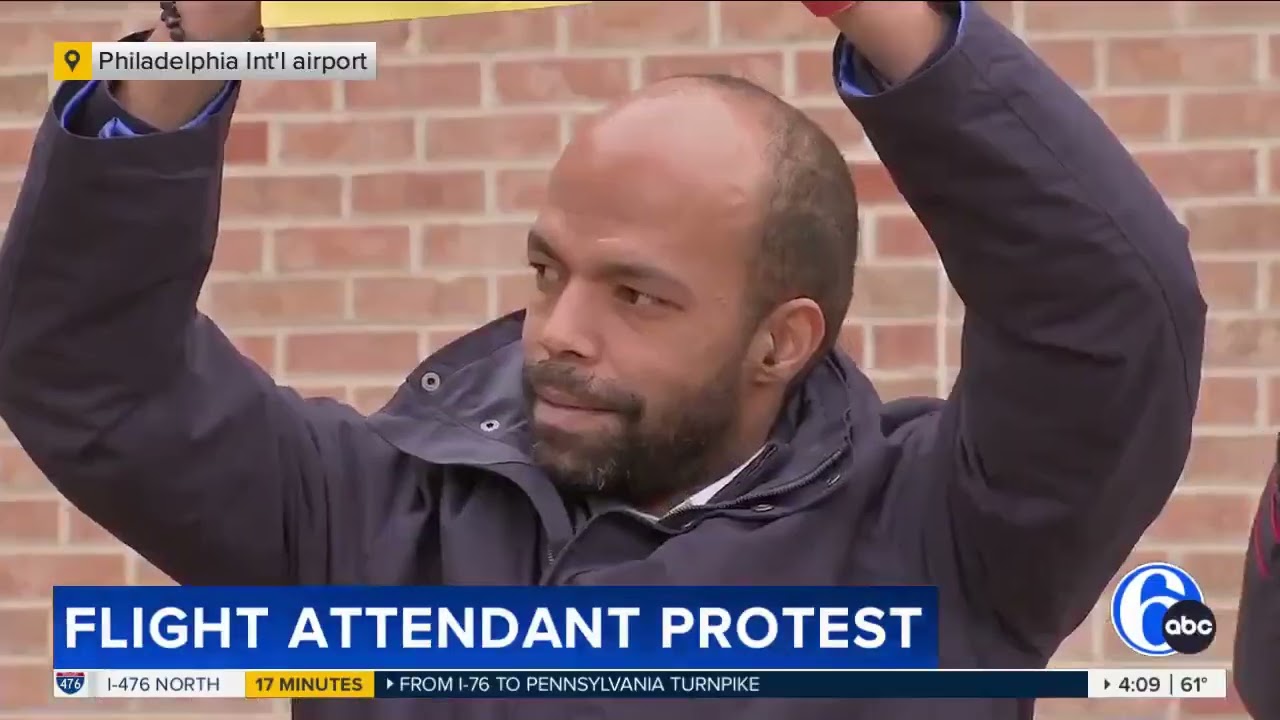 Flight Attendant Protest