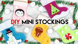 How to Make Mini Holiday Stockings!