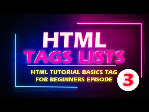 HTML Tutorial For