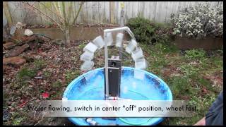 Electricity generating waterwheel ...