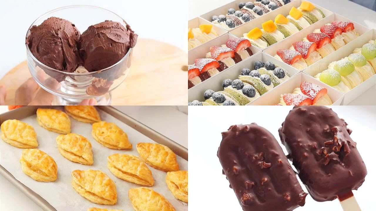 Satisfying Relaxing Video|Chocolate Ice Cream Recipe|Asmr|Tiktok