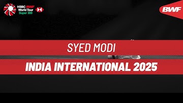 SYED MODI India International 2025 | Day 3 | Court 3 | Round of 16