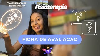 FICHA DE AVALIAÇÃO FISIOTERAPIA