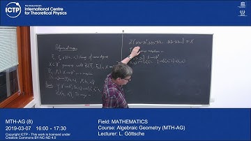 Algebraic Geometry (MTH-AG) Lecture 8