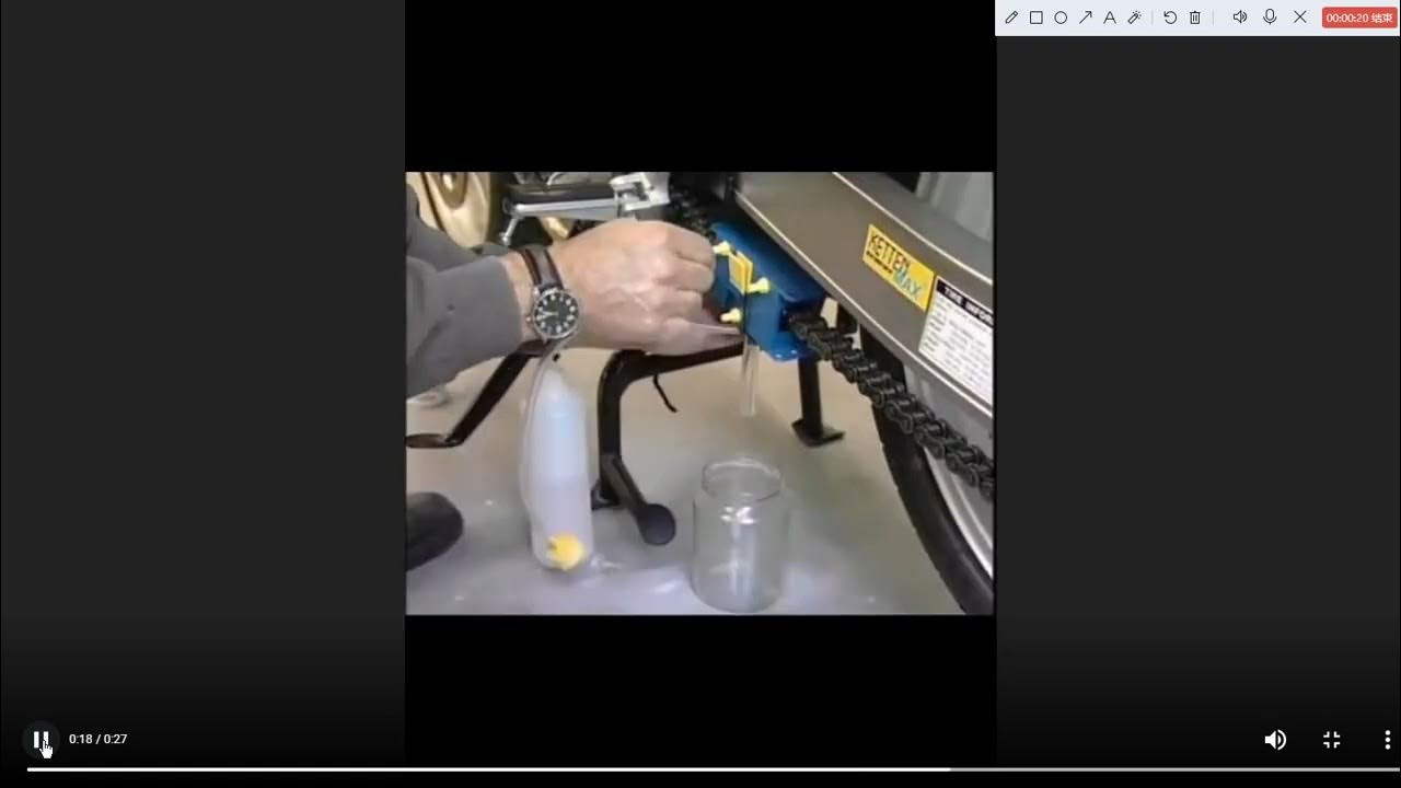 8020 Motorcycle chain cleaning machine kit Brush Gear Cleaner Tool