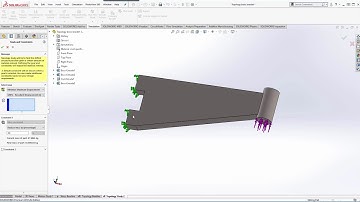 SOLIDWORKS Simulation - Basic Topology Study Setup