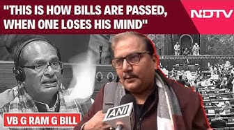 Thumbnail for VB G Ram G Bill | RJD’s Manoj Jha Condemns VB–G RAM G Bill 2025: "When One Loses His Mind..."