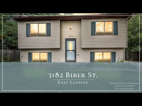 3182 Biber St, East Lansing, MI home video tour
