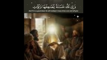 ان الله لا يظلم مثقال ذره ؛ سورة  النساء 🍃🌺