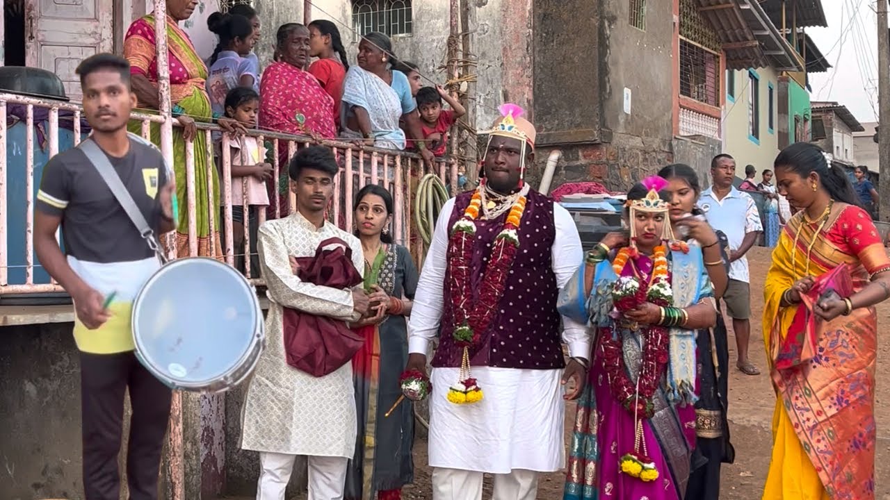 Resister Marriage वरात वाजवायला गेलो श्रीवर्धन बागमाडला बानकोट कोळीवाड्यात । जंगल जेटी फूल भरली 😯