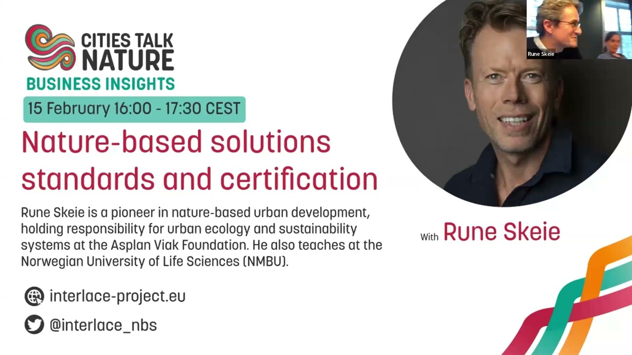 CITIES TALK NATURE: Business Insights: Nature-based solutions standards and certification