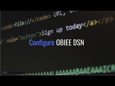 How to Configure Your OBIEE DSN | BI Connector