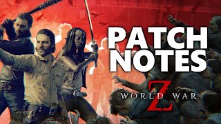 New Wwz The Walking Dead Patch Notes You Might Have Missed