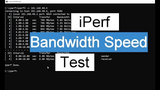 iPerf How to Test Bandwidth and Throughput screenshot 1