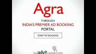 Agra Newspaper Ads, Agra Classified Ad Booking Online