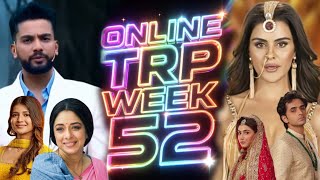 Online Trp Of Week 52 2025 Top 10 Shows Naagin Rocks, Yrkklh, Kksbkbt, Anupama, Tjjd