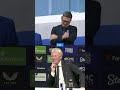 David Moyes asked UK PM & Everton fan Andy Burnham if there'd be free beer for all 😂 #PremierLeague