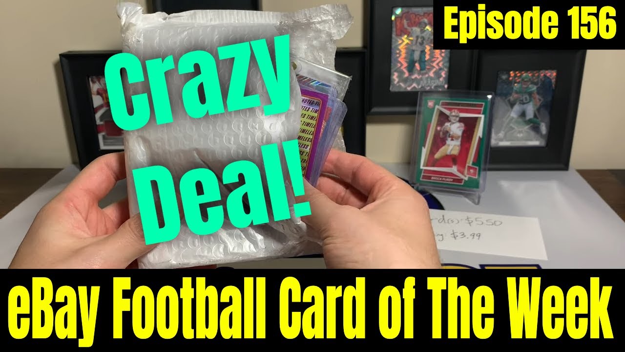 Crazy eBay Football Card Pickup For Episode 156 of eBay Football Card