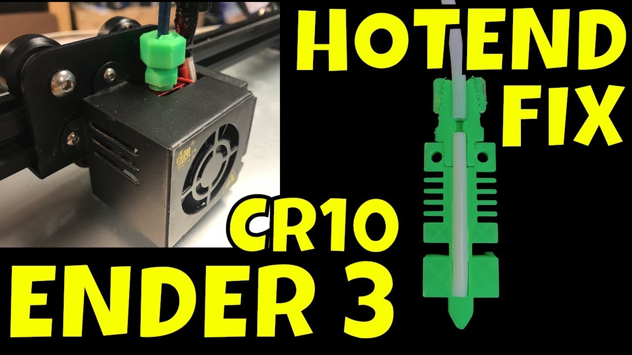 Creality 3D Upgrades Parts Assembled Extruder Hotend with Capricorn Bowden PTFE Tubing for Creality 3D Ender 3 and Ender 3 pro 