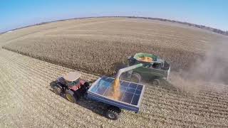 Corn Harvest 2017 near Monmouth Illinois