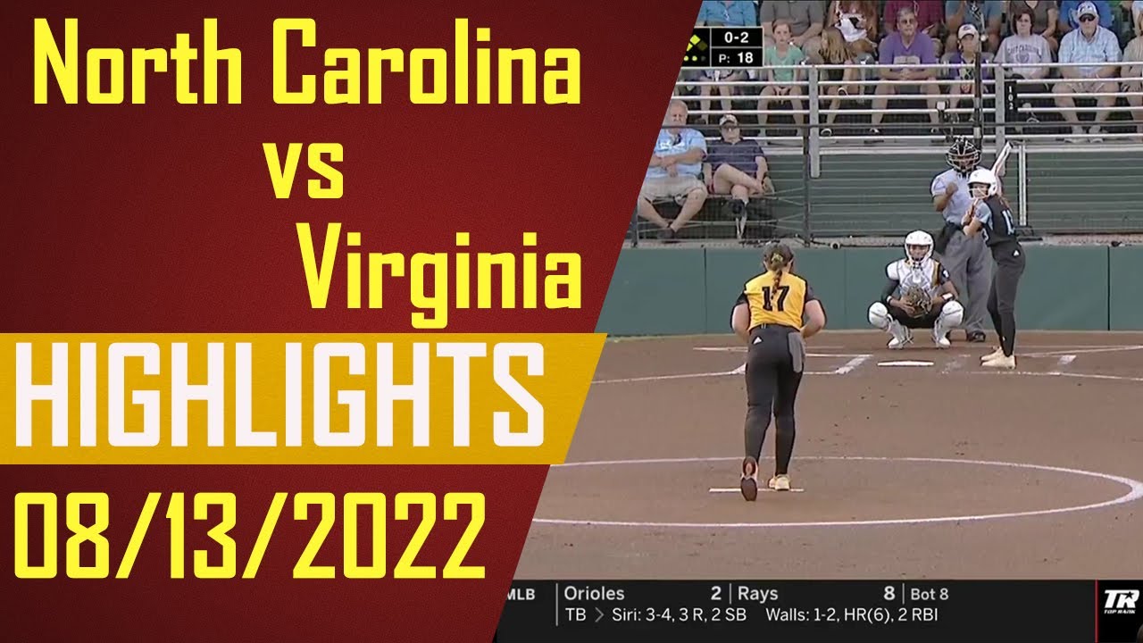 Little League Softball World Series 2022 North Carolina vs Virginia Highlights Elimination