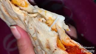 Chicken crepe /كريب لذيذ جدا وخفيف وسهل جداا