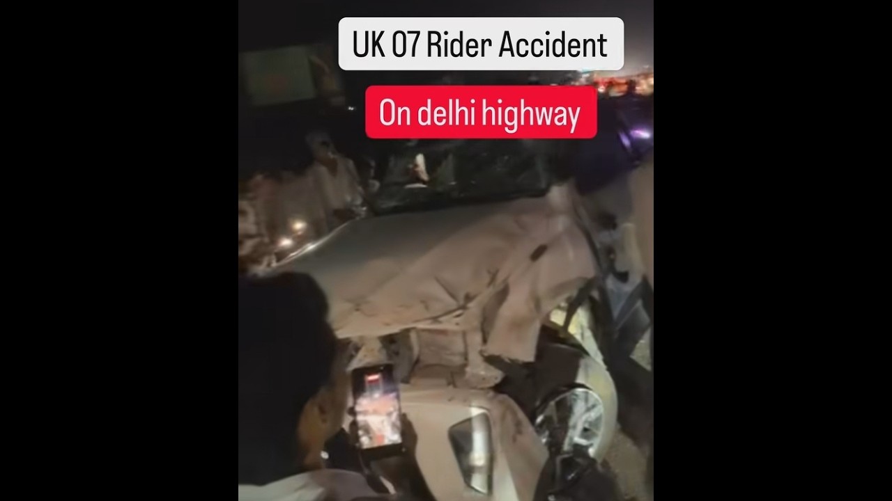 uk07 rider live car accident #uko7rider #brosena #babubhaiya - YouTube