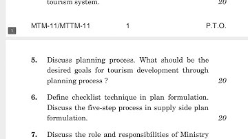 MTM-11/MTTM-11 DECEMBER-2021 QUESTION PAPER IGNOU