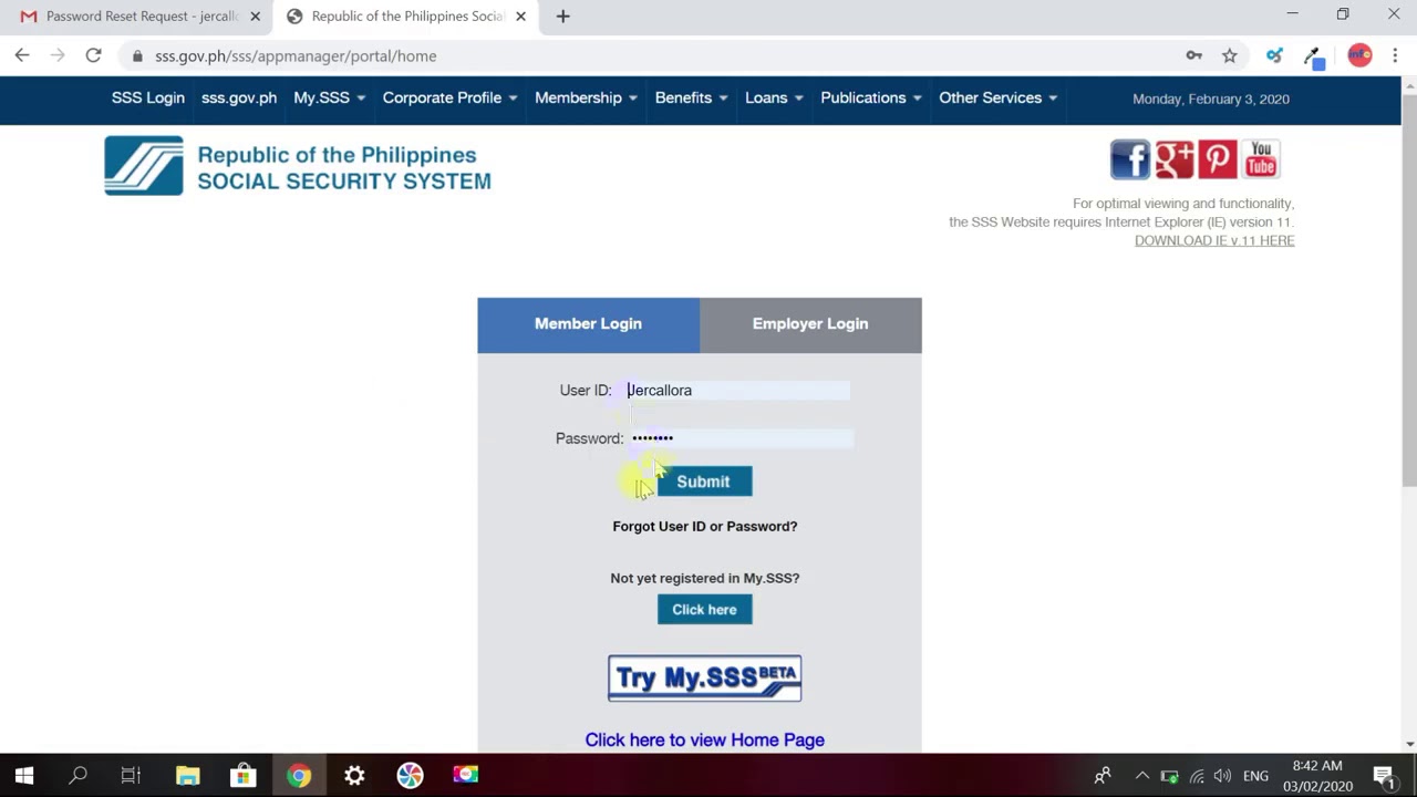 how to apply SSS salary loan online?