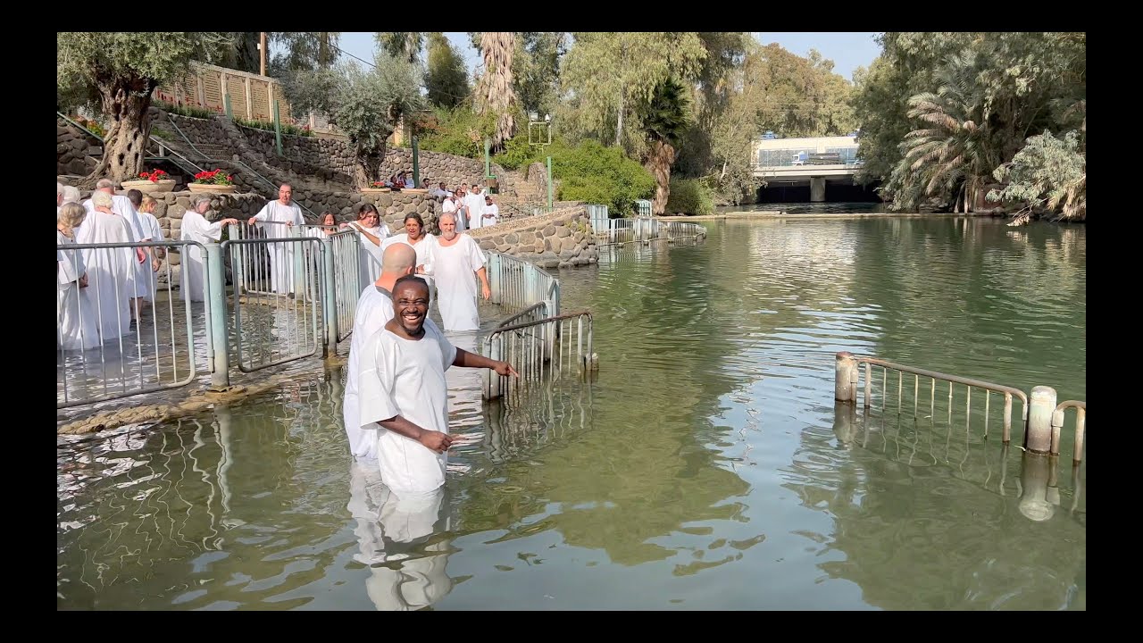 Israel 2022 Baptism at Jordan Short Video