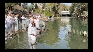 Israel 2022 Baptism at Jordan Short Video