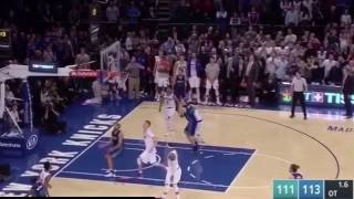 Derrick Rose's Game Saving Block on Kemba Walker!!