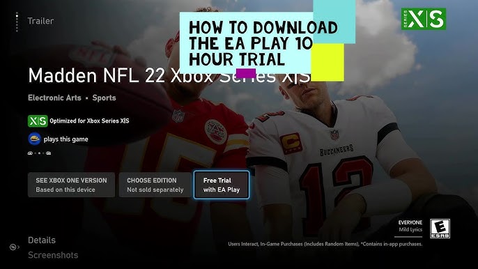 Will Madden 22 be Free on EA Play?