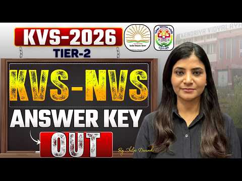 KVS ANSWER KEY 2026 OUT KVS NVS TIER 2 ANSWER KEY #kvstier2 #kvs KVS RESULT 2026 UPDATE #kvsresult