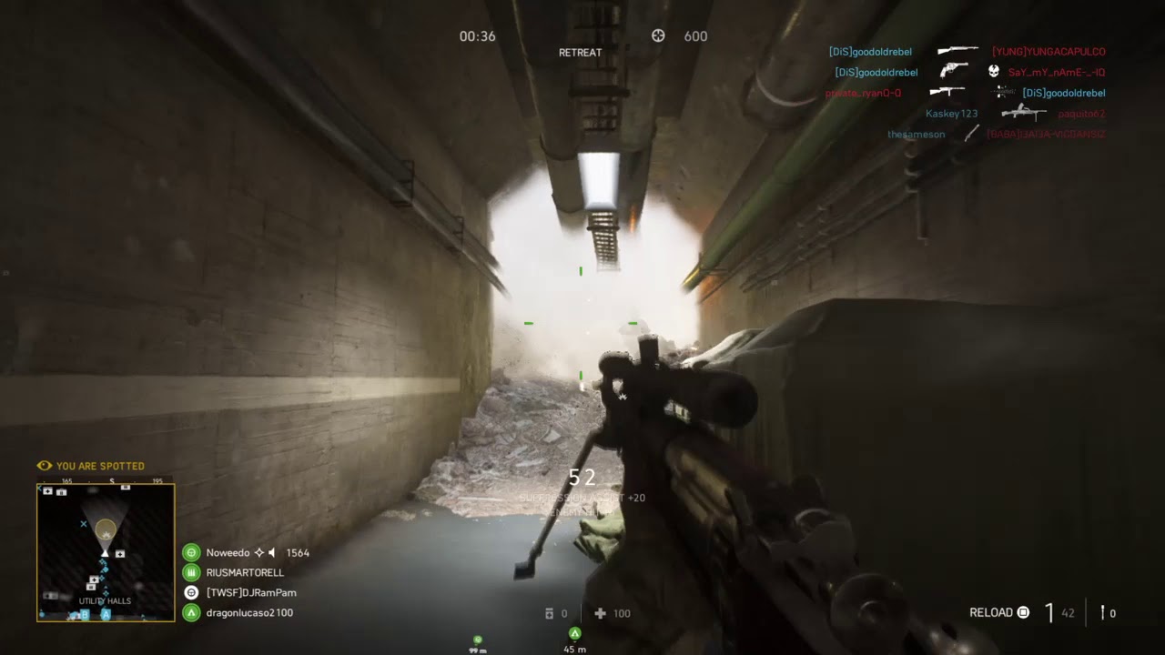 Double grenade then throw back grenade kill 😂 Battlefield™ V YouTube