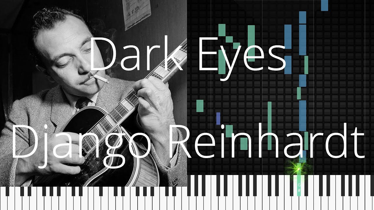 🎹 Dark Eyes, Django Reinhardt, Synthesia Piano Tutorial