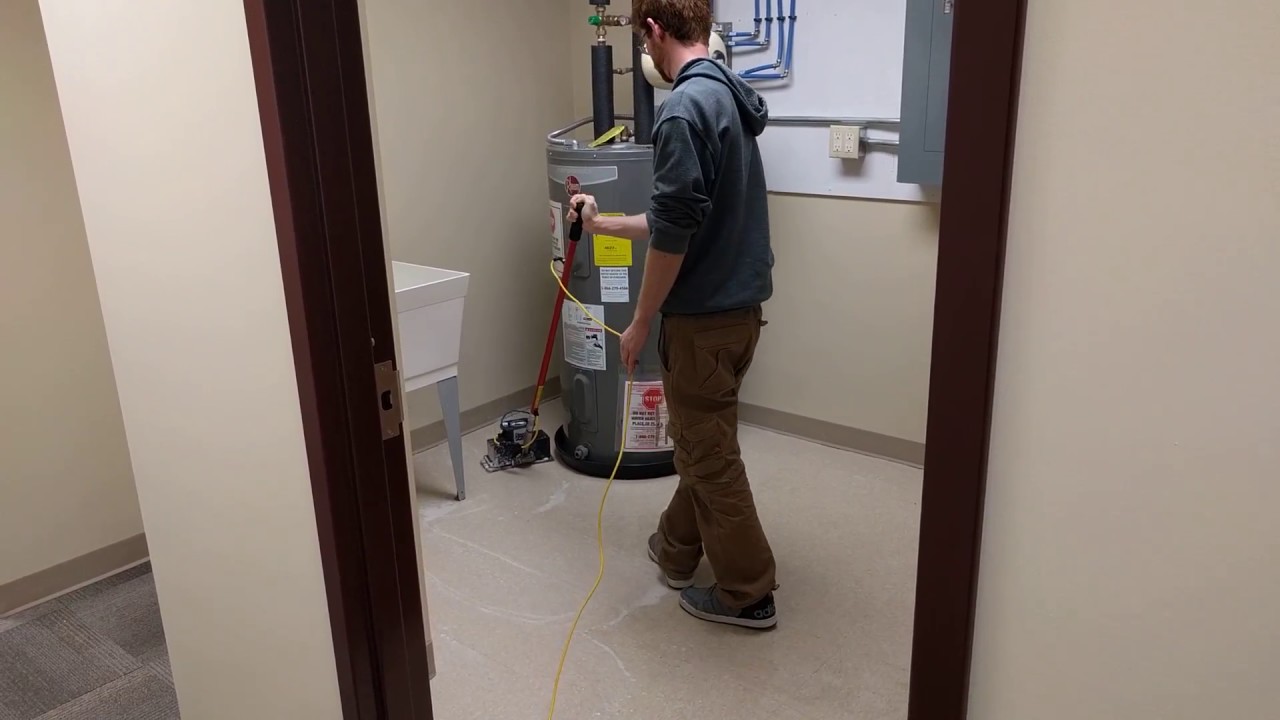 Doodle Scrub Floor stripping by FloorCareMD  