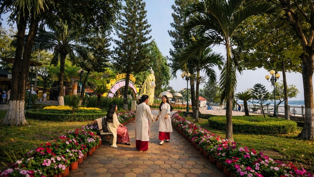 [4K POV] Discovering the 6-Billion-VND Tet Flower Street — A Lost Paradise on Earth