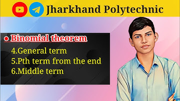 Jharkhand polytechnic | Binomial theorem | Diploma lecture | #jut | #sbte | part 2