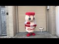 Mascot chai sữa yakult BINGO sản xuất