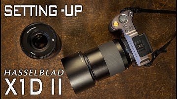How to set up the Hasselblad X1D II 50C medium format mirrorless for studio portrait photography