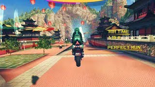 Asphalt 8: Airborne - (Suzuki GSX R-750 Bike) - (The Great Wall) - [Classic Mode] Android Gameplay screenshot 3